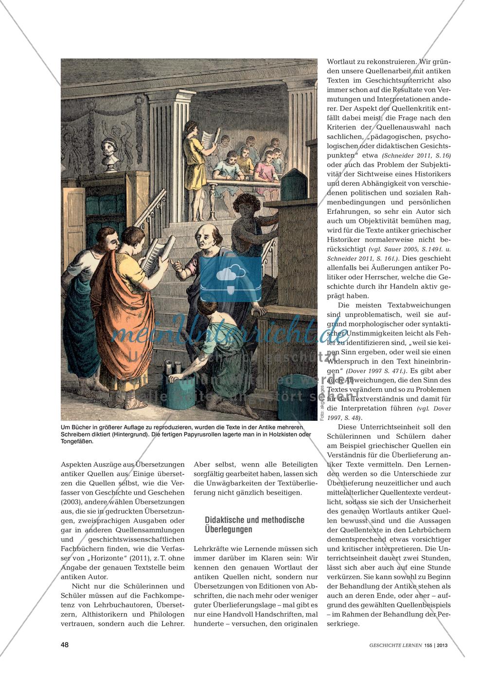 Der Ursprung von Textquellen aus der griechischen Antike Preview 3
