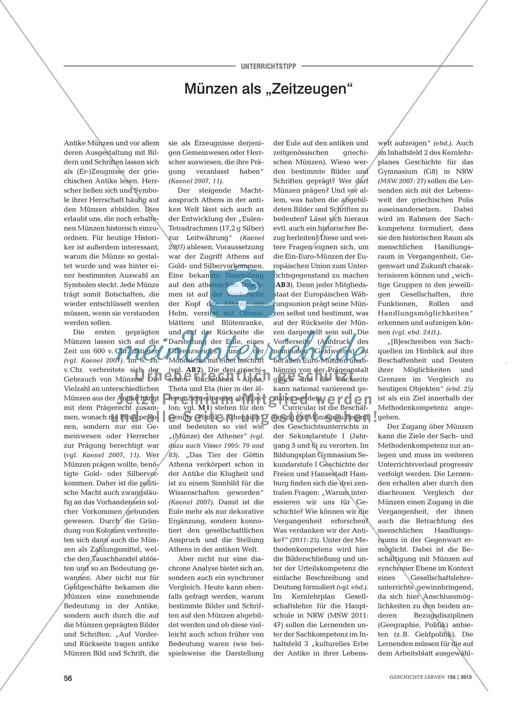 Münzen als „Zeitzeugen“ Preview 1