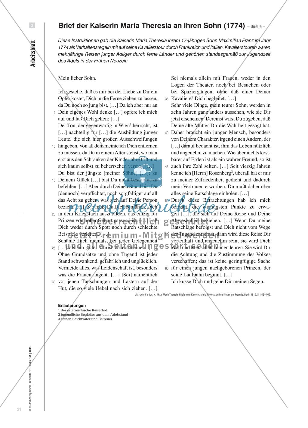 Briefe als Selbstzeugnisse: Analyse frühneuzeitlicher Jugendbriefe an Mütter Preview 6