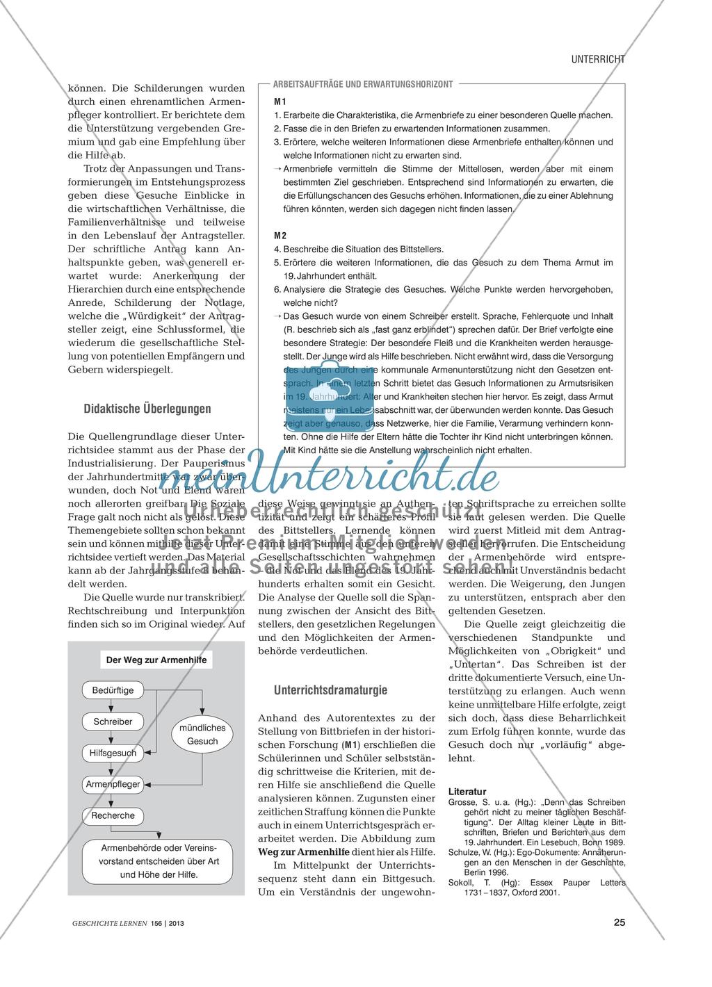 Bittgesuche als Selbstzeugnisse: Ein Blick auf die Armut im 19. Jahrhundert Preview 2