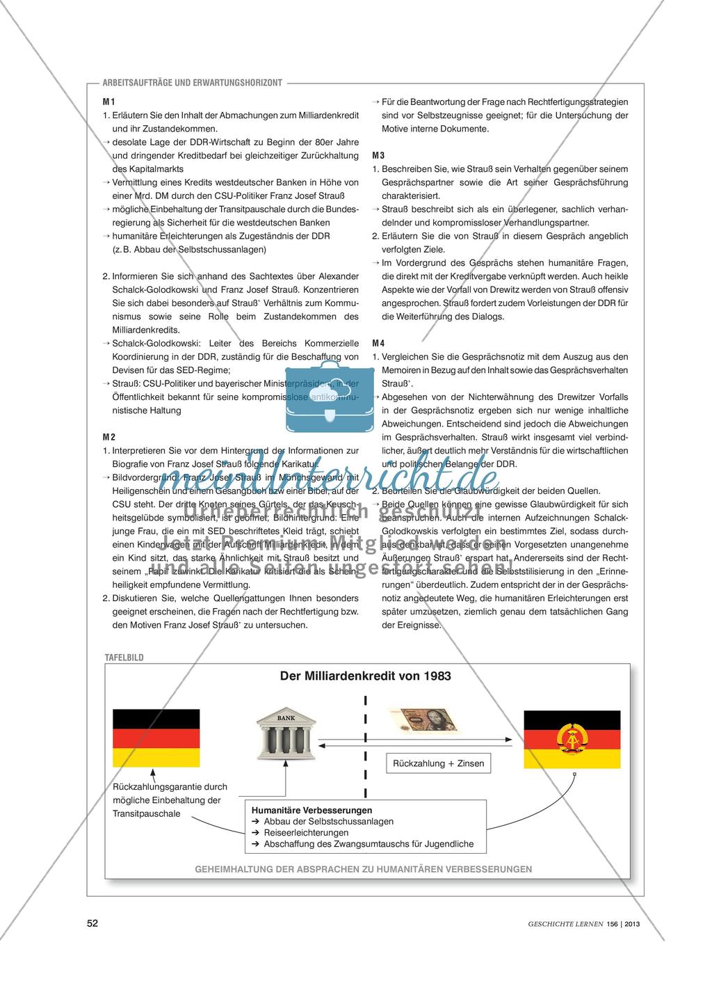 Memoiren als Selbstzeugnisse: Widersprüchliche Erinnerungen an den Milliardenkredit von 1983 Preview 2