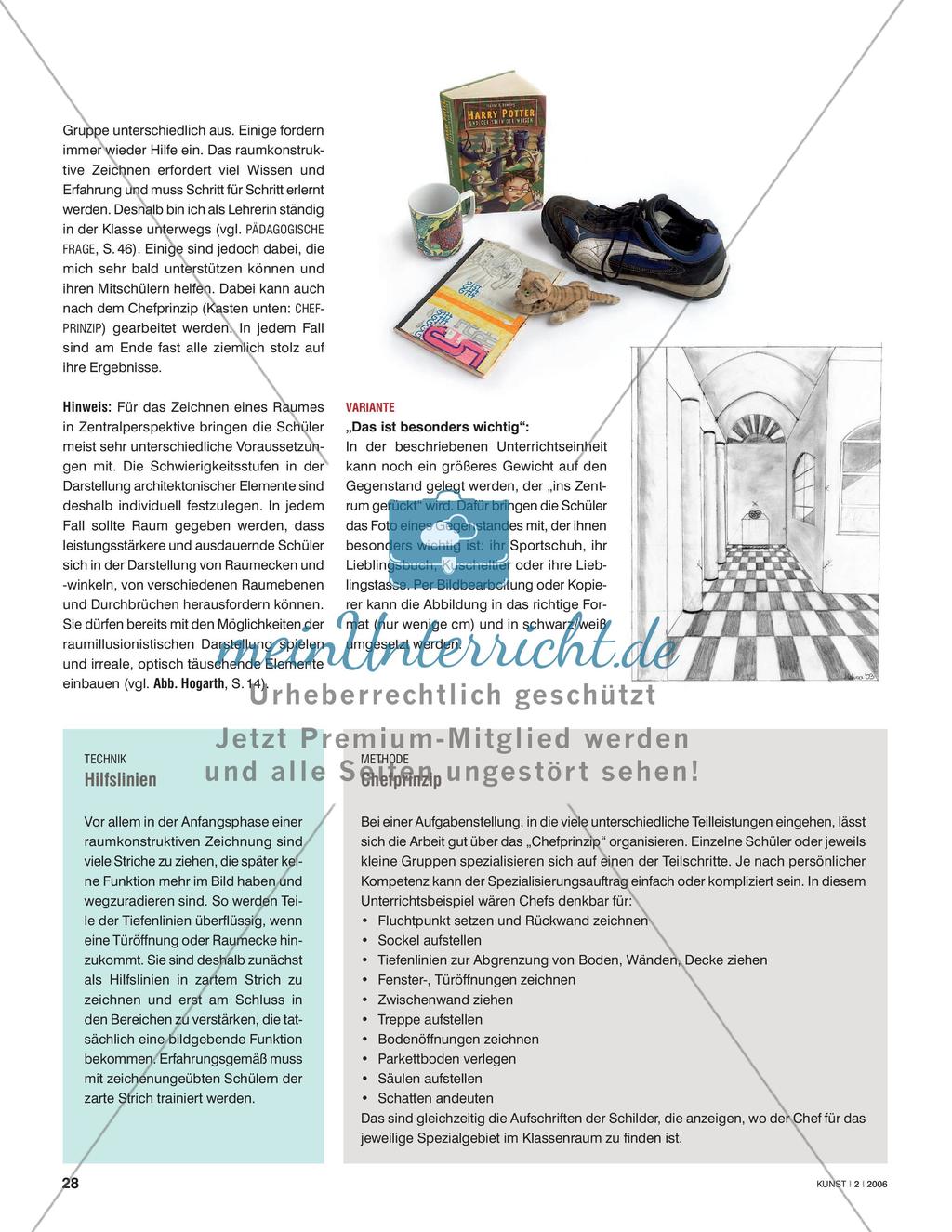 Ins Zentrum gestellt - Zentralperspektivische Darstellung als Ausdrucksmittel nutzen Preview 3
