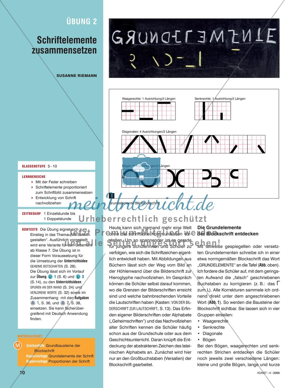 Schriftelemente zusammensetzen Preview 1