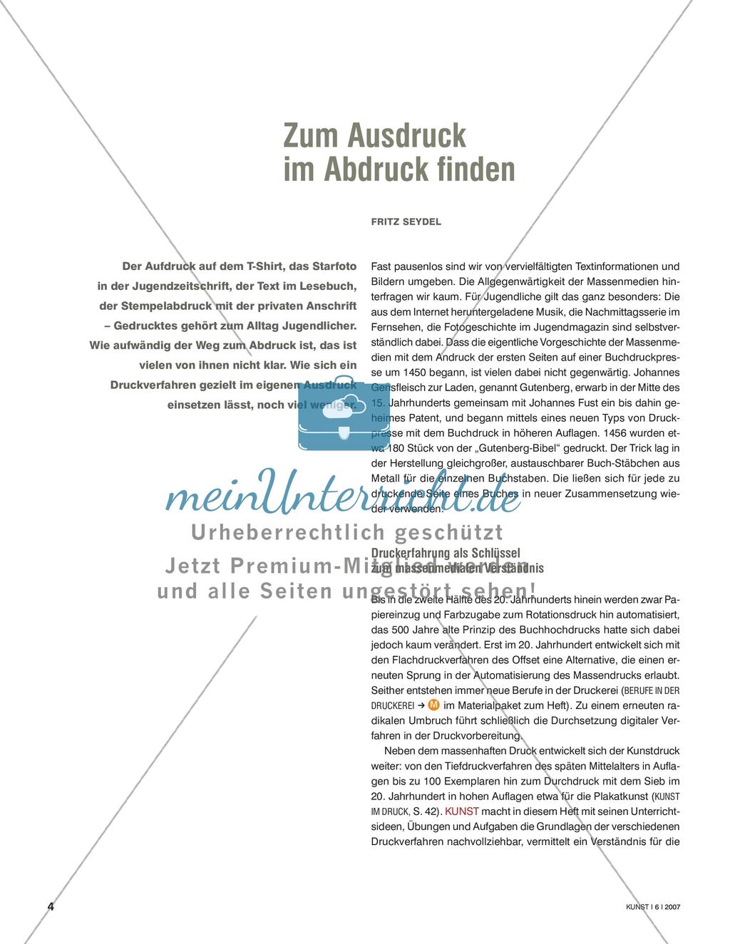 Zum Ausdruck im Abdruck finden Preview 1