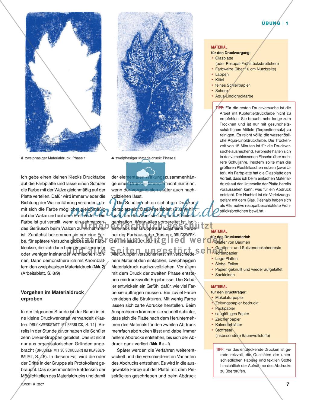 Druckverfahren im Experiment entdecken Preview 2