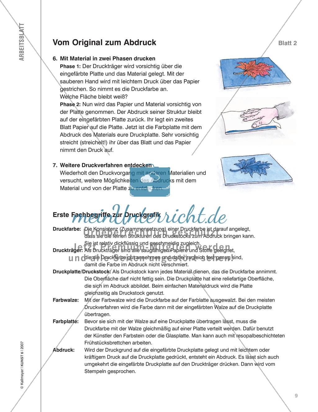 Druckverfahren im Experiment entdecken Preview 4