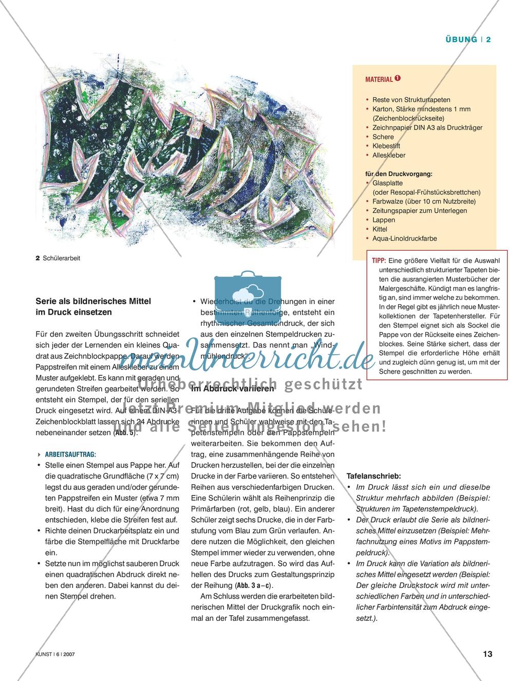 Druckverfahren in der Vervielfältigung einsetzen Preview 2