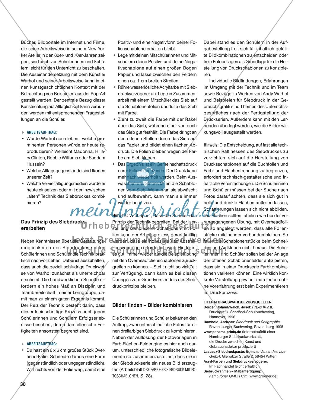Zwischen Schludrigkeit und Perfektion - Siebdruck mit Folienschablonen Preview 5