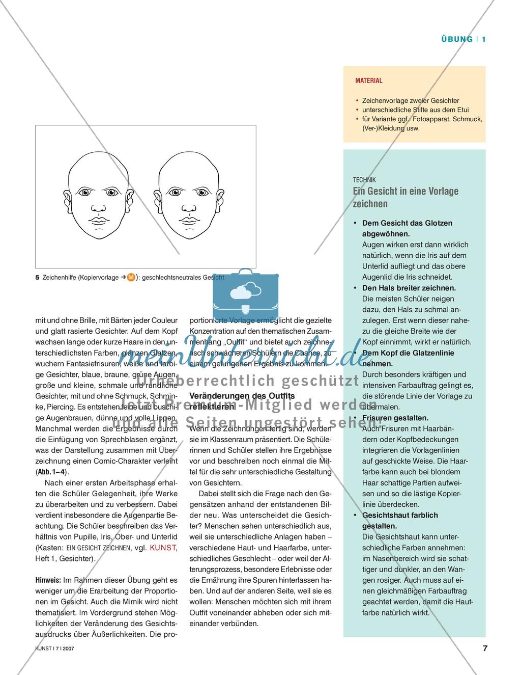 Gesichter charakterisieren Preview 2