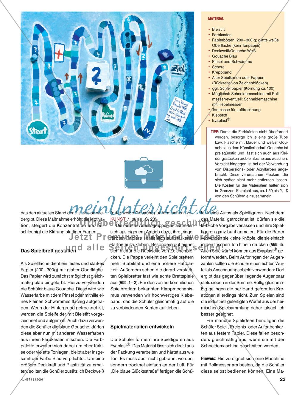 Ins Blaue hinein - Blaue Brettspiele herstellen Preview 2