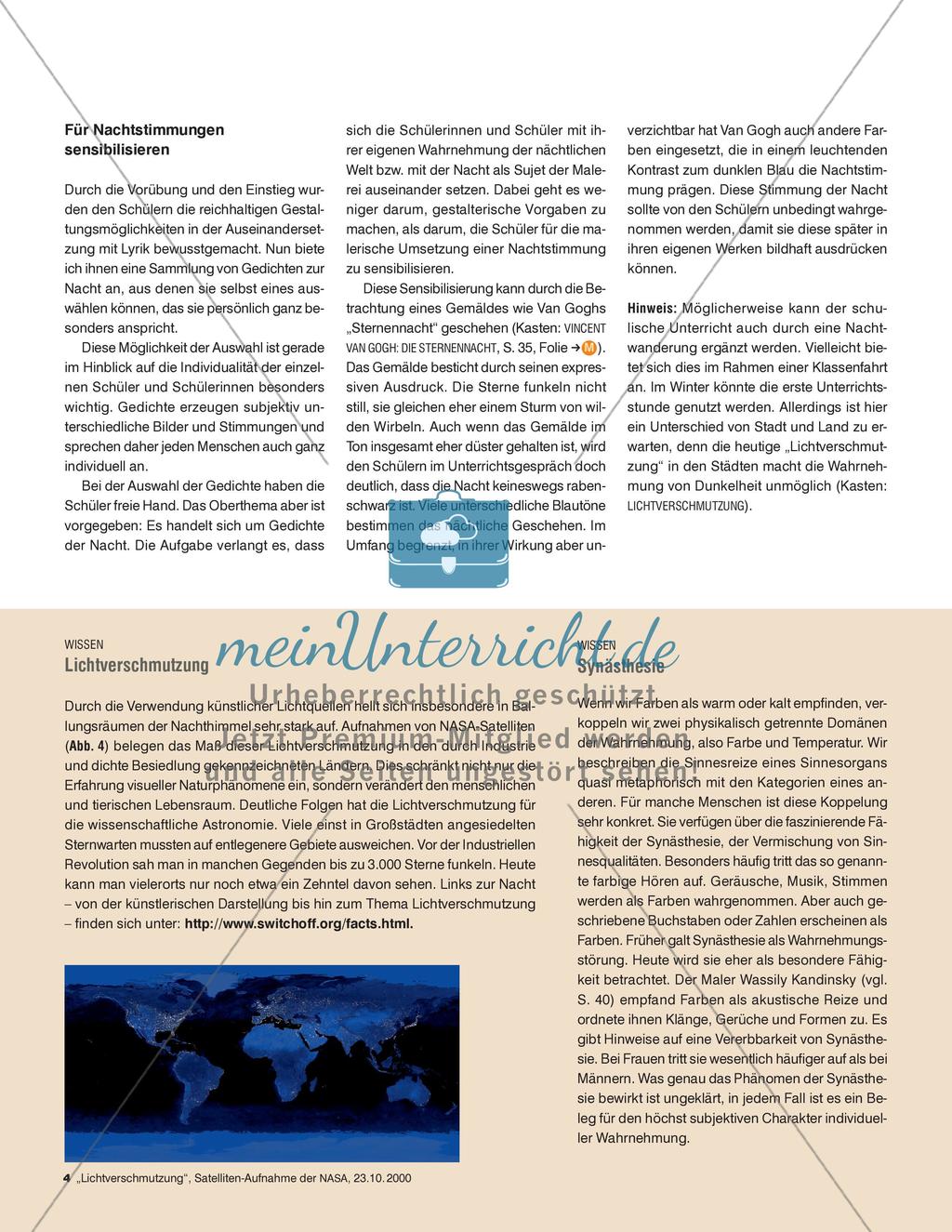 Nachtblaue Träume - Zu Gedichten malen Preview 3