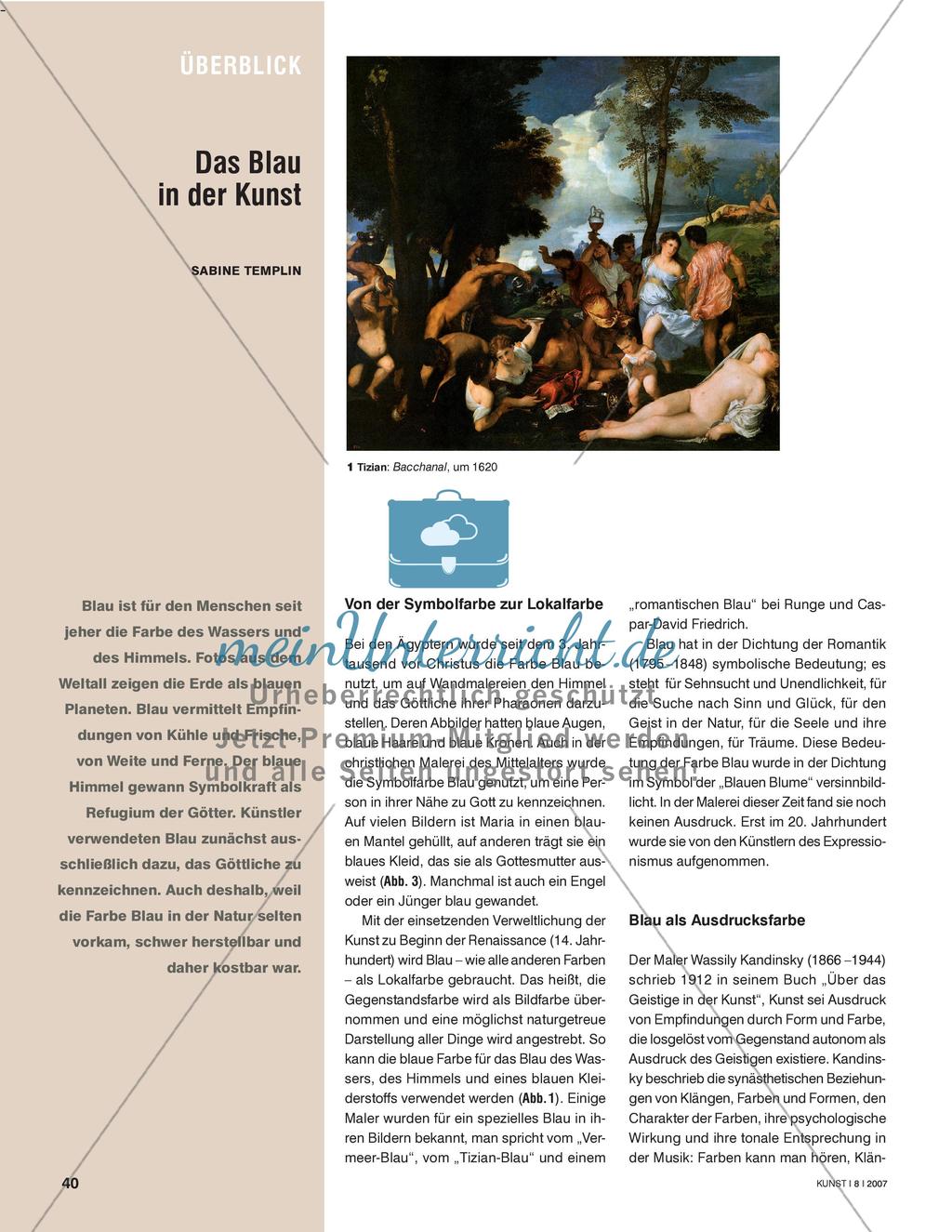Das Blau in der Kunst Preview 1