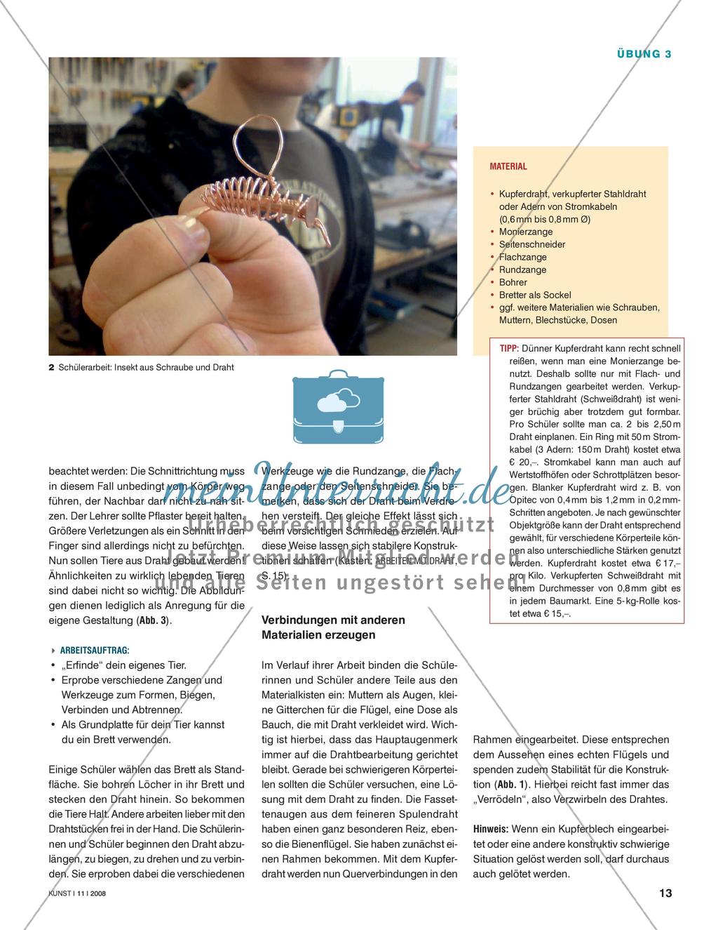 Aus Draht biegen Preview 2