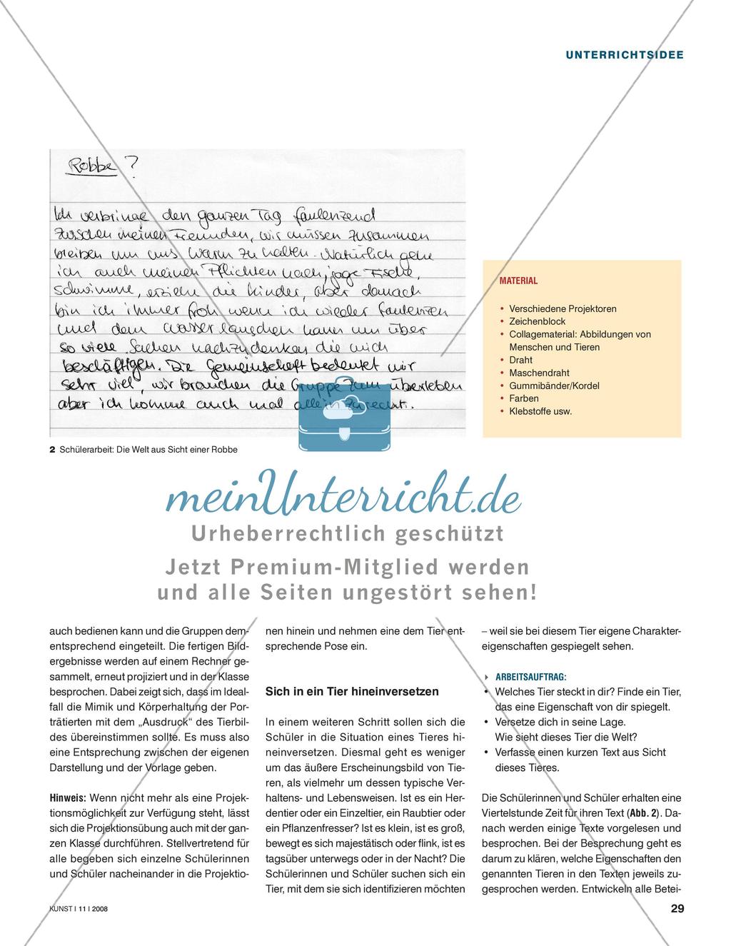 Das Tier in mir - Tierobjekte bauen und sich fotografisch inszenieren Preview 2