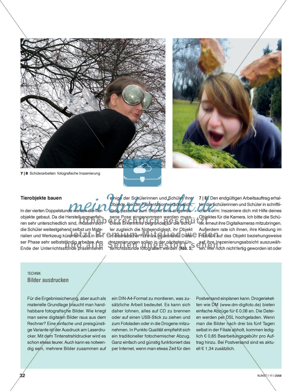 Das Tier in mir - Tierobjekte bauen und sich fotografisch inszenieren Preview 5
