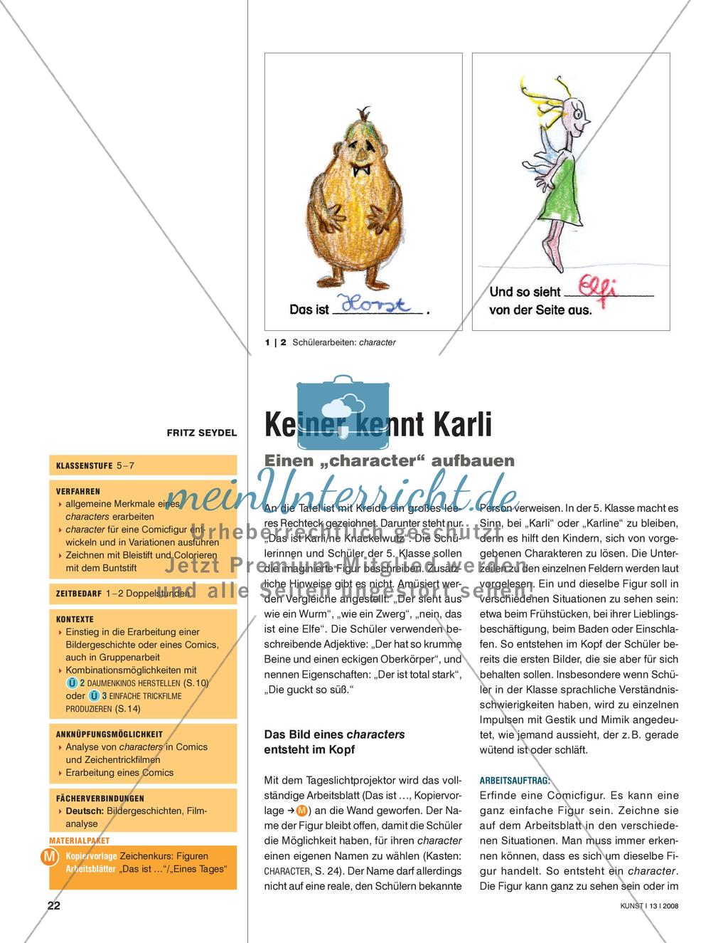 Einen „character“ aufbauen Preview 1