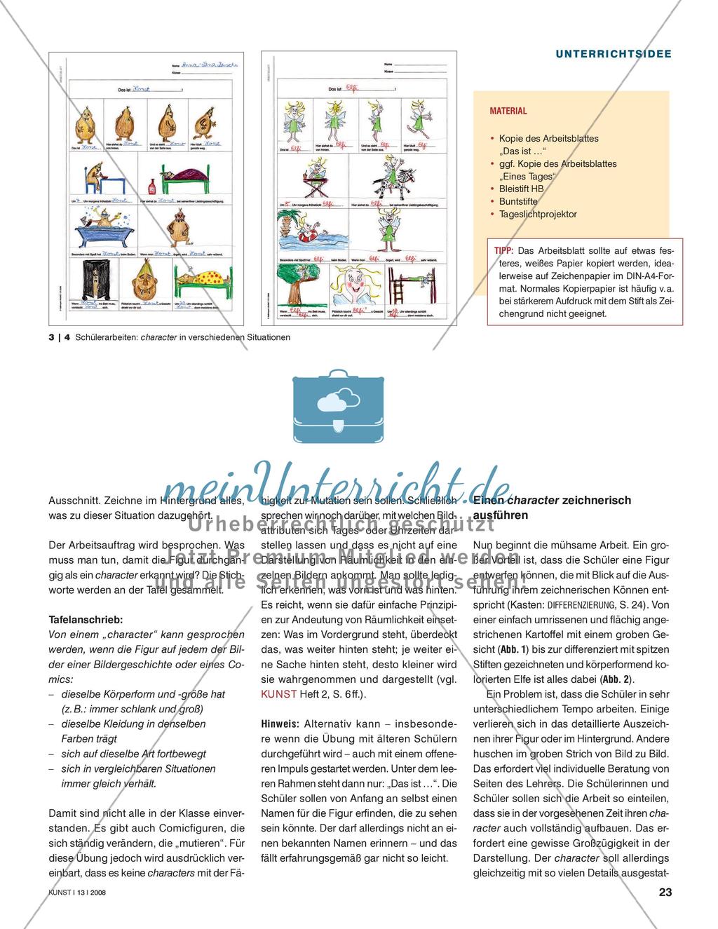 Einen „character“ aufbauen Preview 2