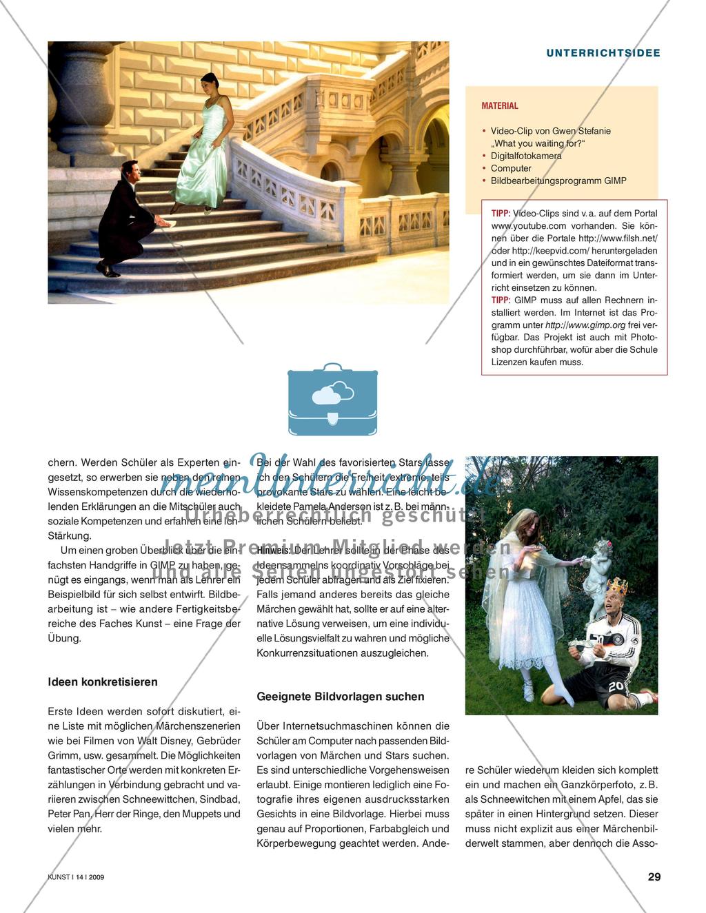 Fantastische Dates - Sich selbst in eine märchenhafte Fotomontage einfügen Preview 2