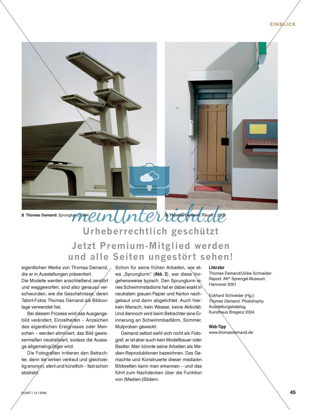 Die Geschichte hinter den Dingen - Thomas Demands Medien-Installationen Preview 2