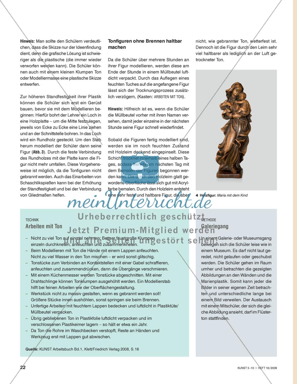 Maria mit dem Kind - Innige Beziehungen plastisch gestalten Preview 3