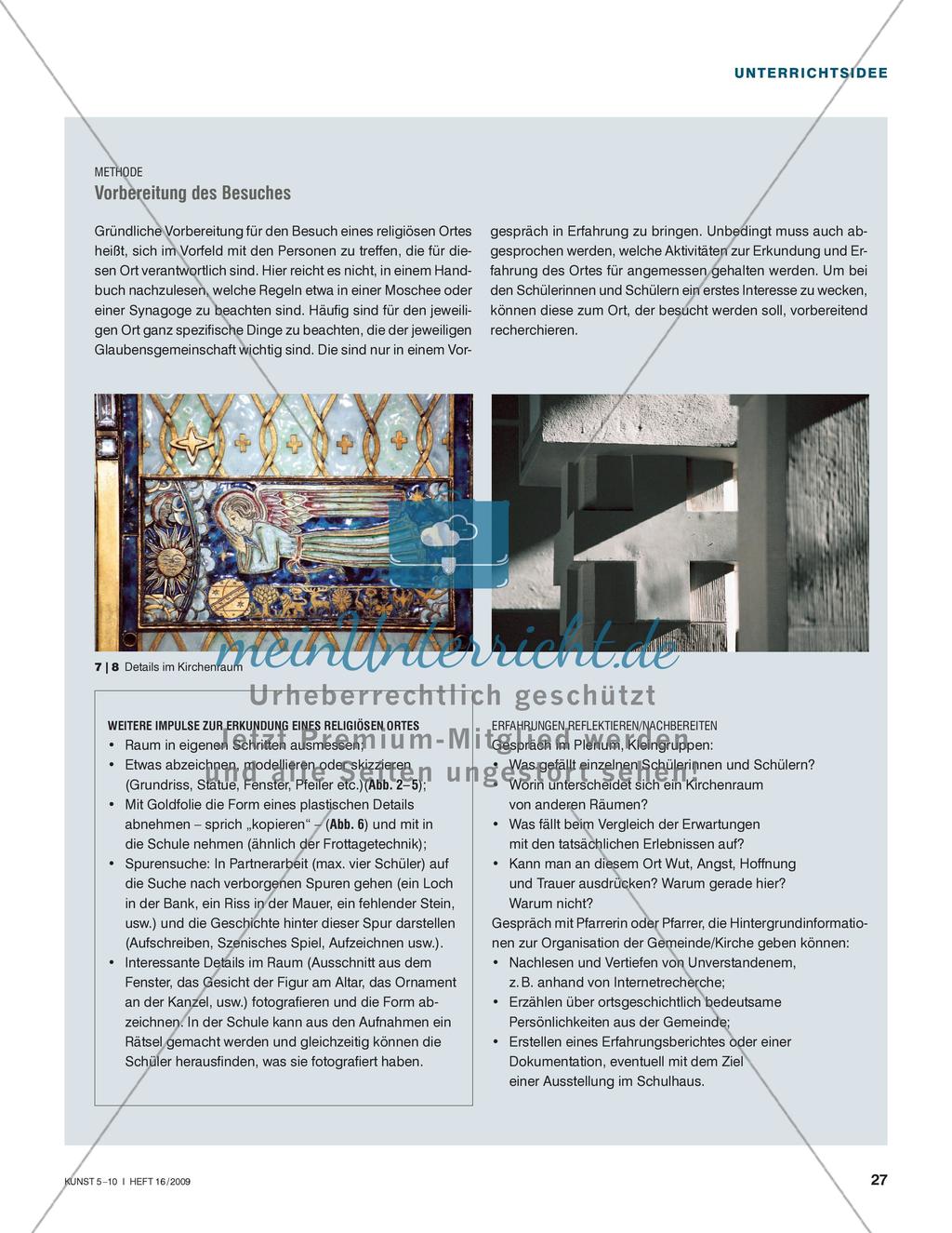 Orte der Besinnung - Religiöse Räume erfahren Preview 4