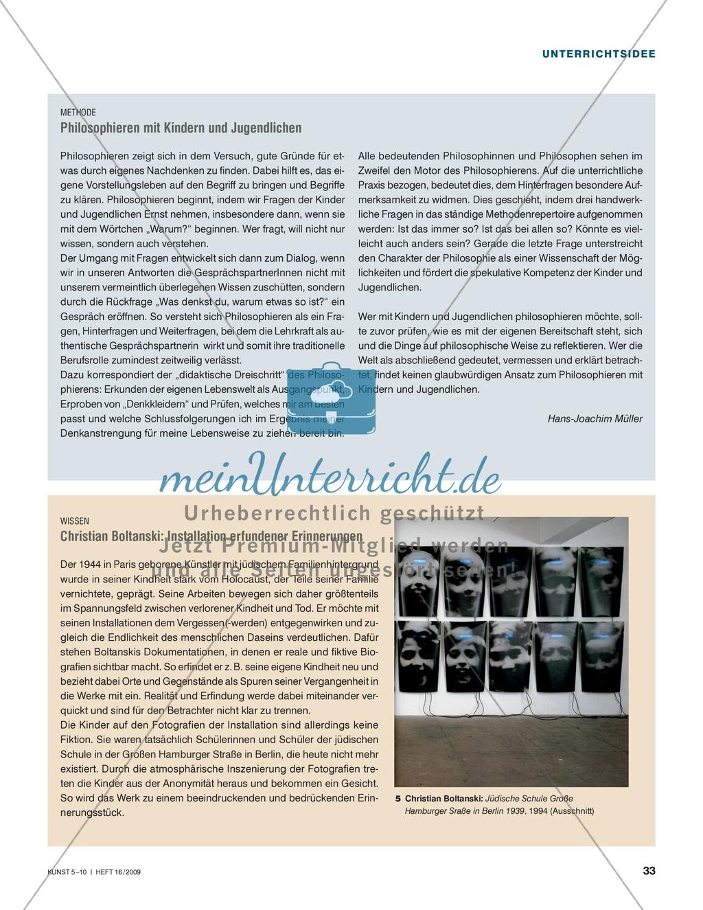 Hinterm Horizont geht’s weiter - Installationen zum Thema Tod bauen Preview 4