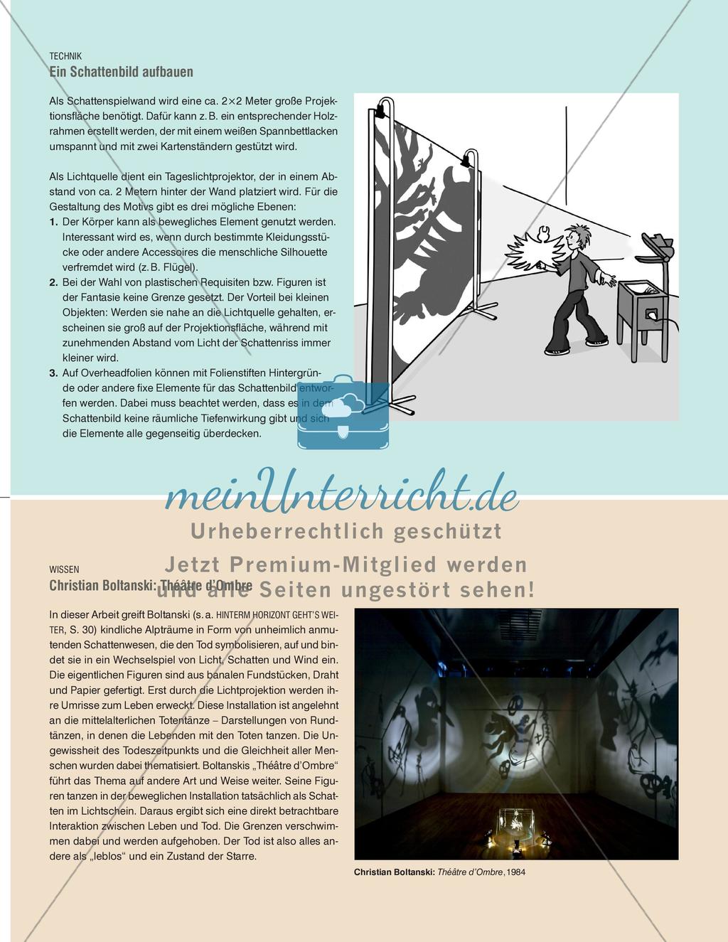 Licht und Schatten - Religiöse Gefühle in Schattenbildern gestalten Preview 4