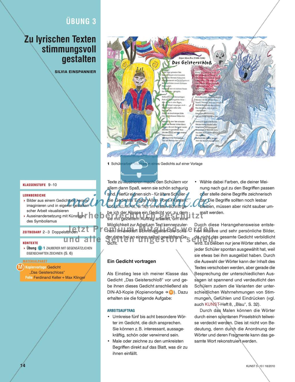 Zu lyrischen Texten stimmungsvoll gestalten Preview 1