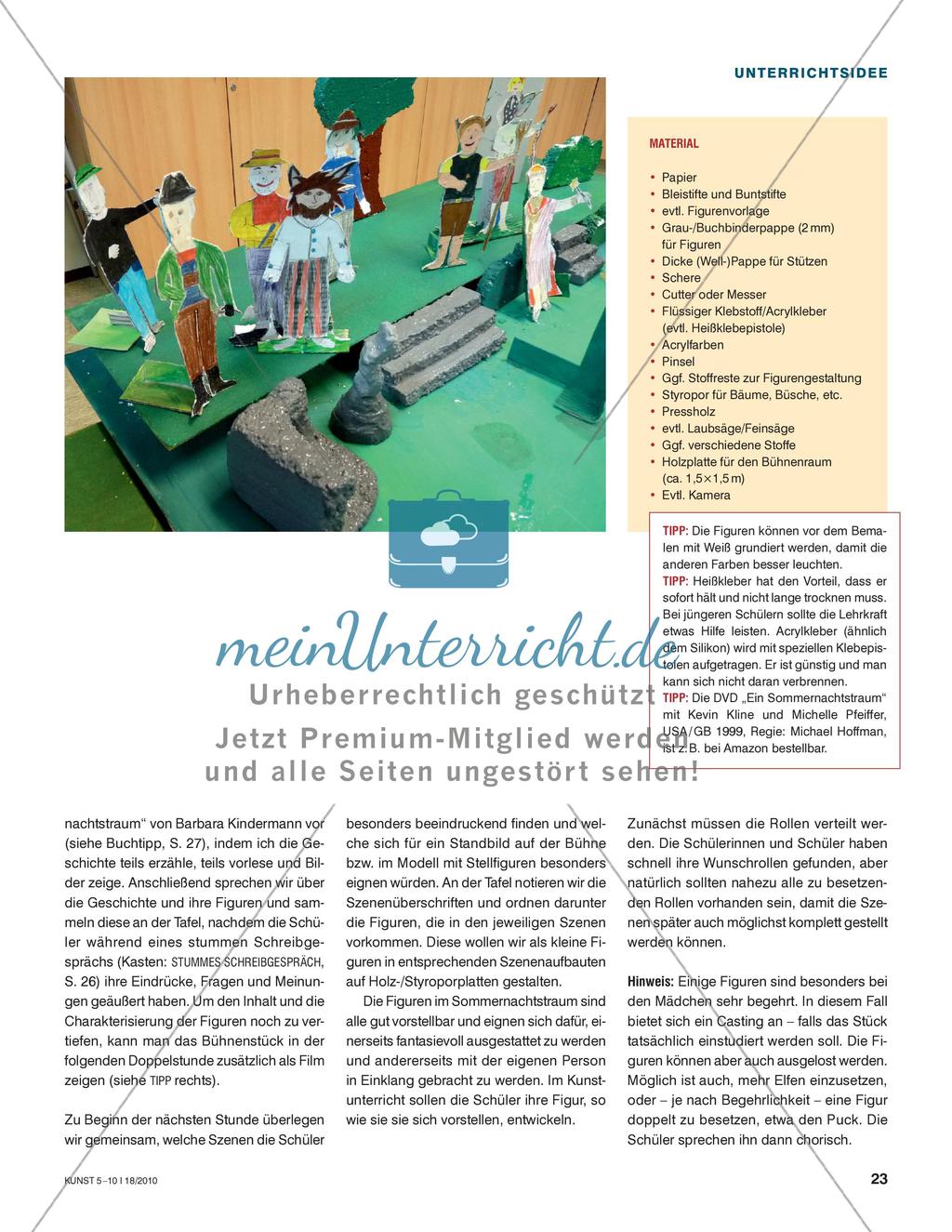 Ein Sommernachtstraum: Aufstellbare Bühnenfiguren entwickeln und bauen Preview 2