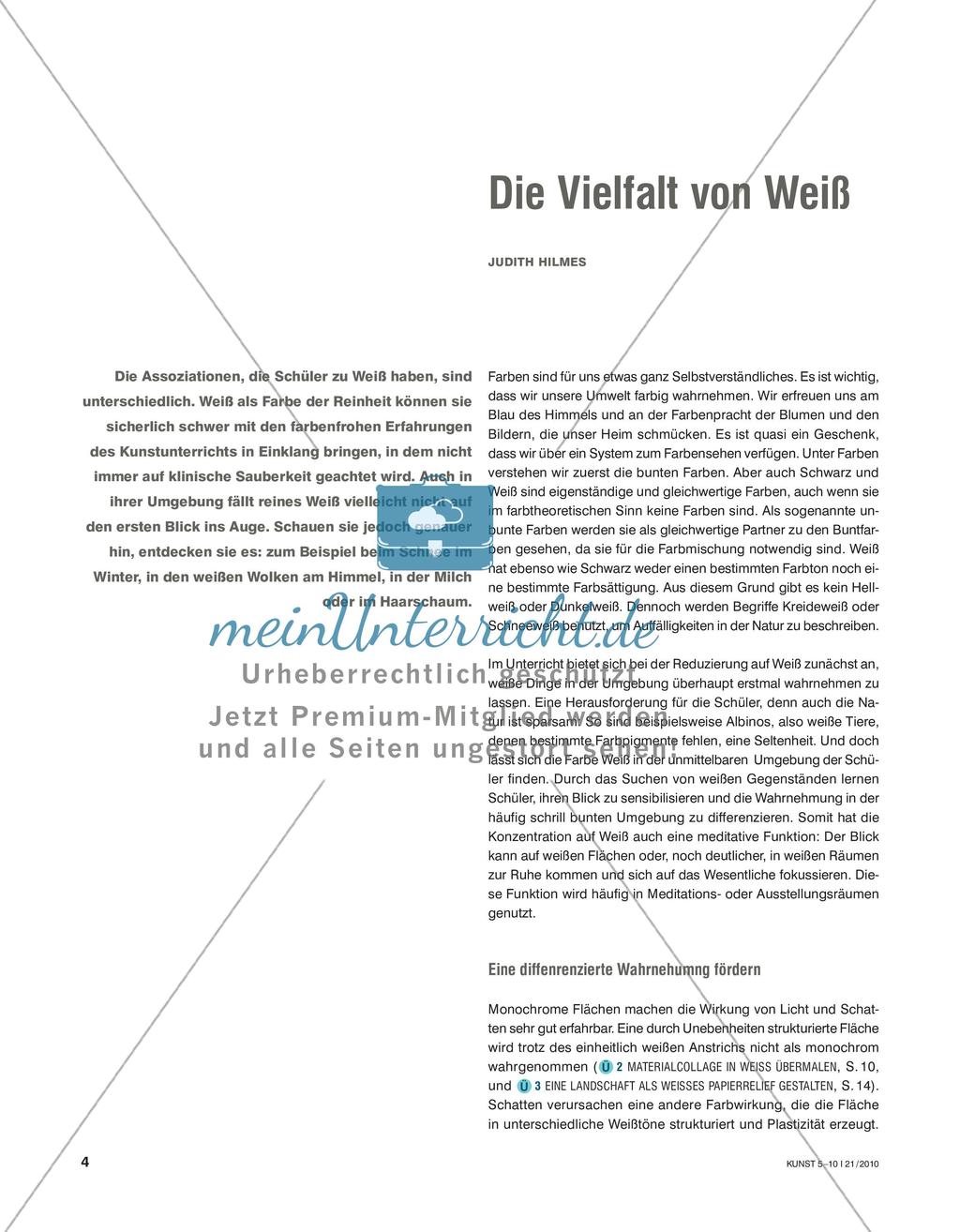 Die Vielfalt von Weiß Preview 1