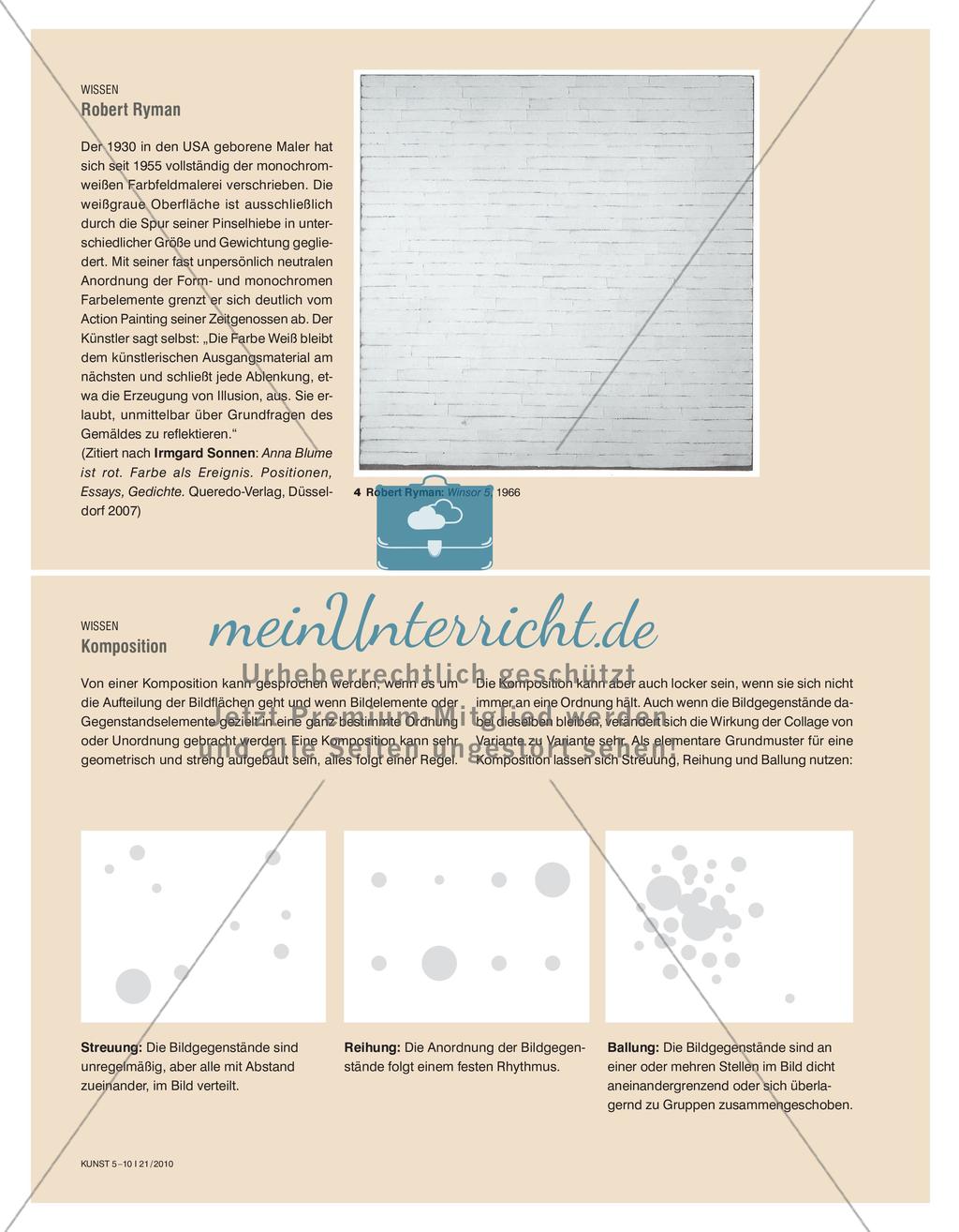 Materialcollage in Weiß übermalen Preview 4