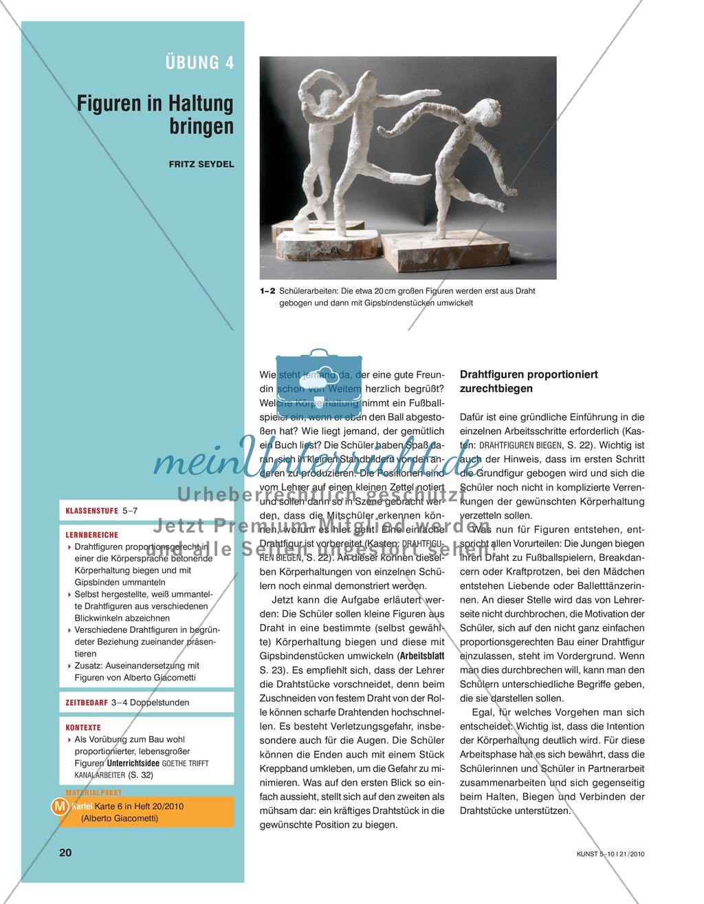 Figuren in Haltung bringen Preview 1