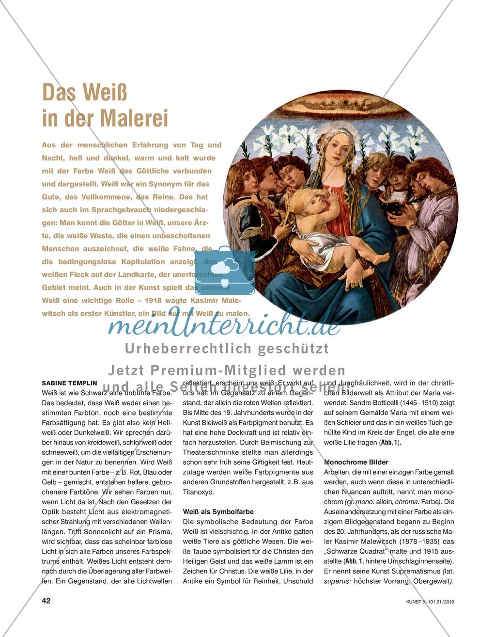 Das Weiß in der Malerei Preview 1