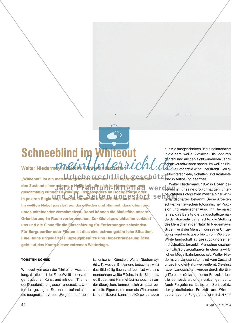 Schneeblind im Whiteout - Walter Niedermayrs bleiche Winterlandschaften Preview 1