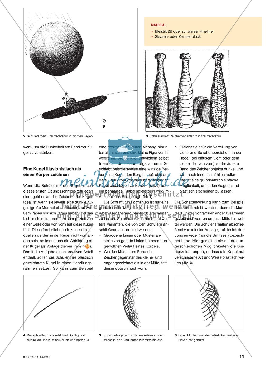 Geometrische Körper zeichnen Preview 2