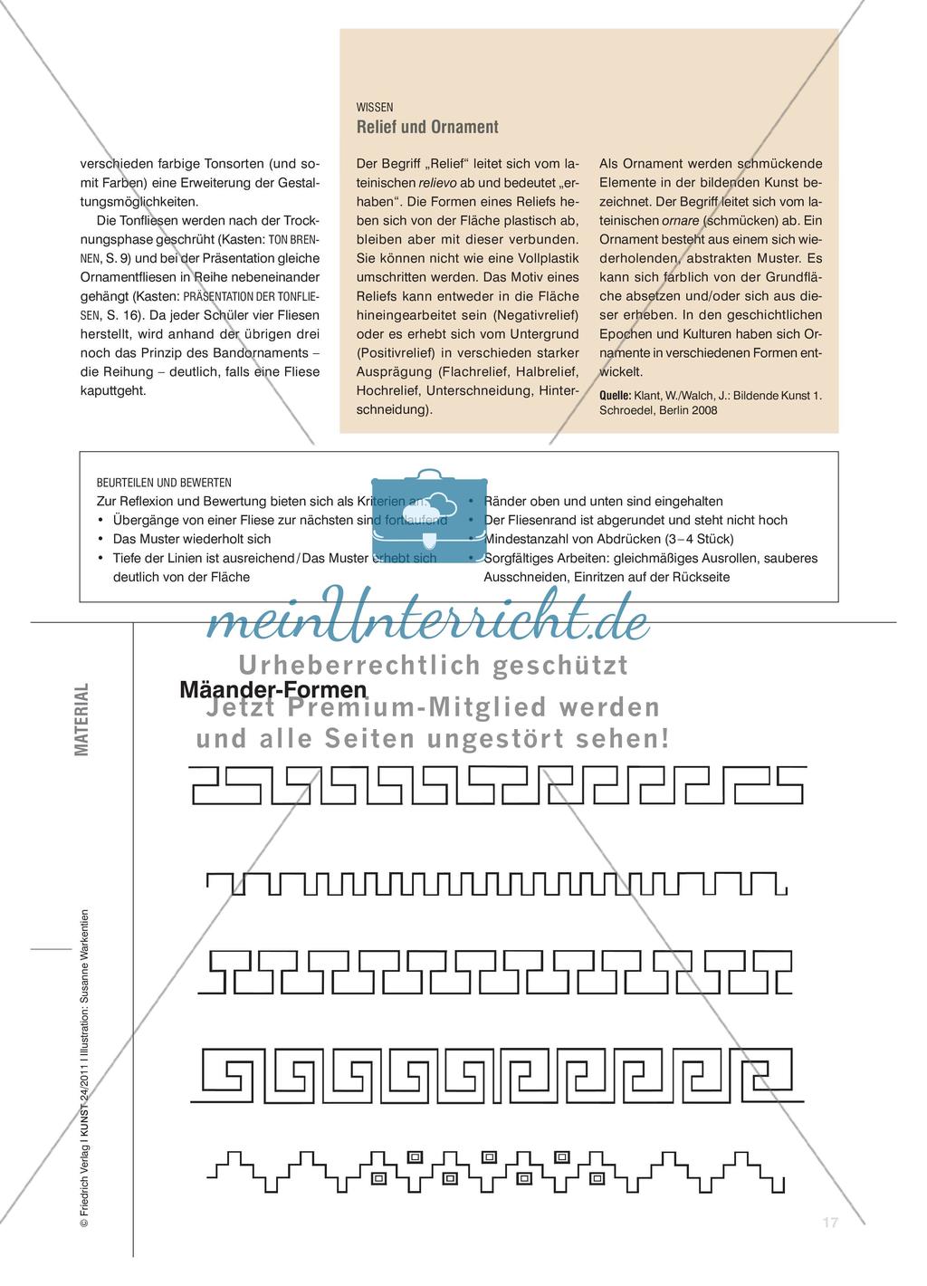 Ein Reliefband aus Tonfliesen herstellen Preview 4
