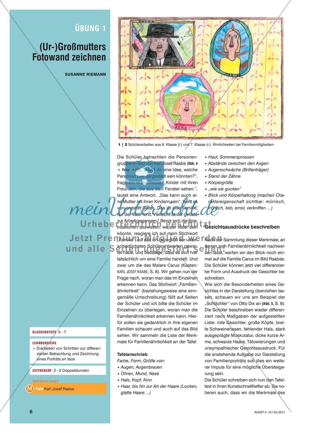 (Ur-)Großmutters Fotowand zeichnen Preview 1