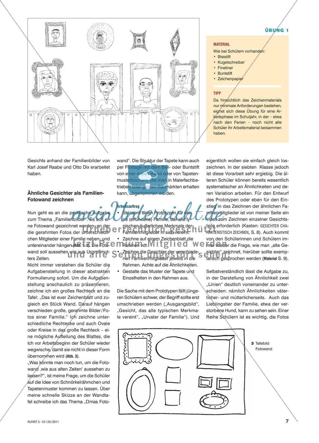 (Ur-)Großmutters Fotowand zeichnen Preview 2