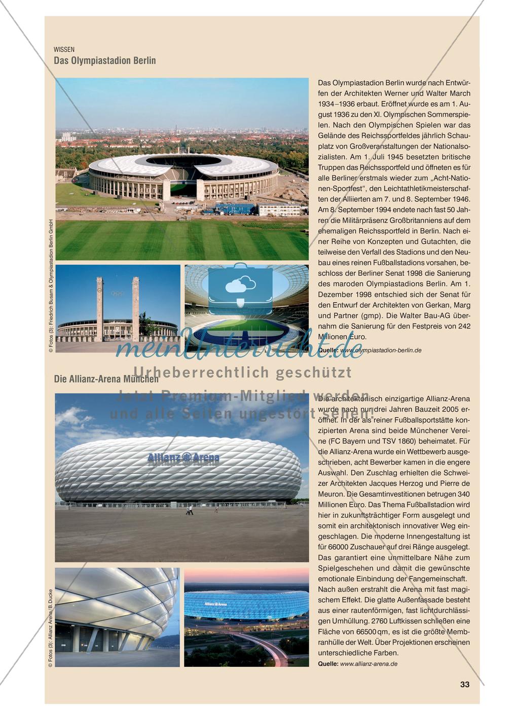 Ein Spiel mit Superlativen - Stadionarchitektur betrachten und selbst ein Stadion entwerfen Preview 4