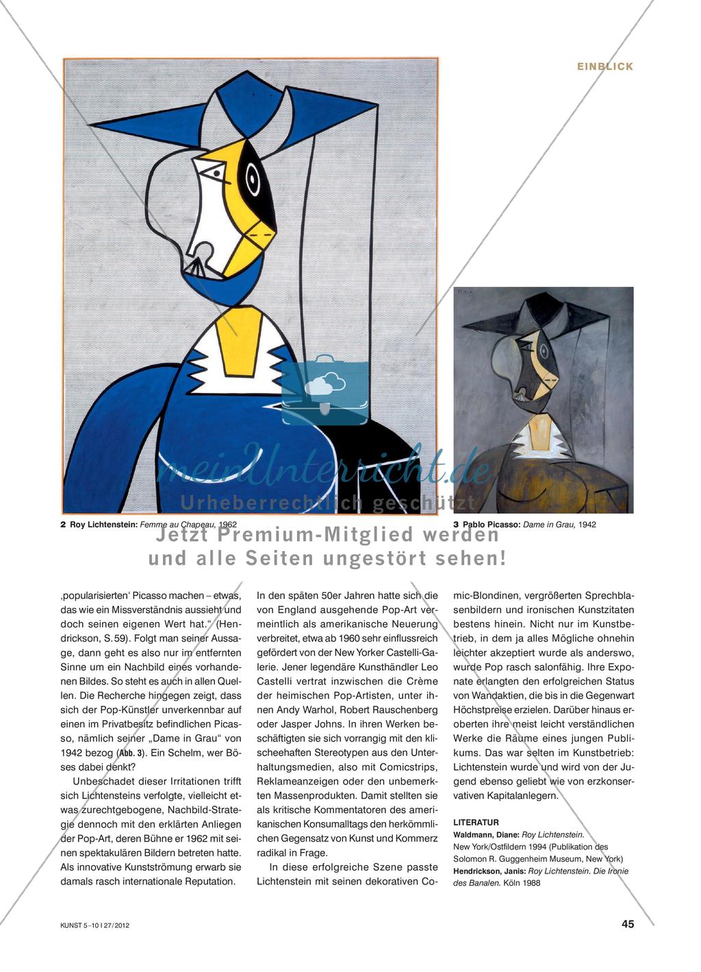 Roy Lichtenstein und der versteckte Picasso Preview 2