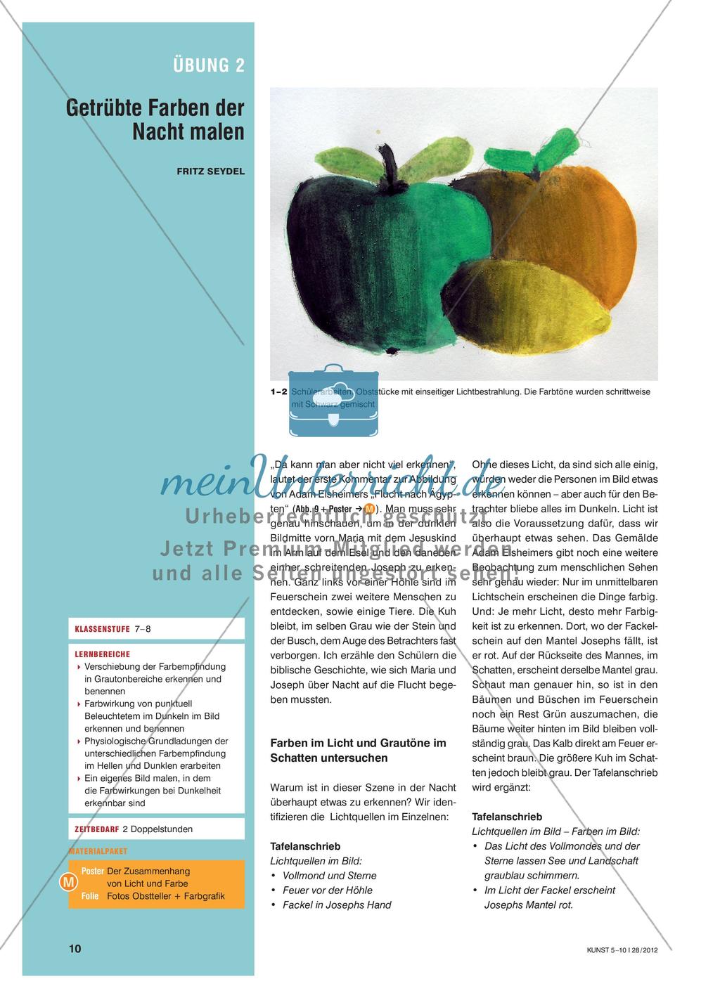 Getrübte Farben der Nacht malen Preview 1