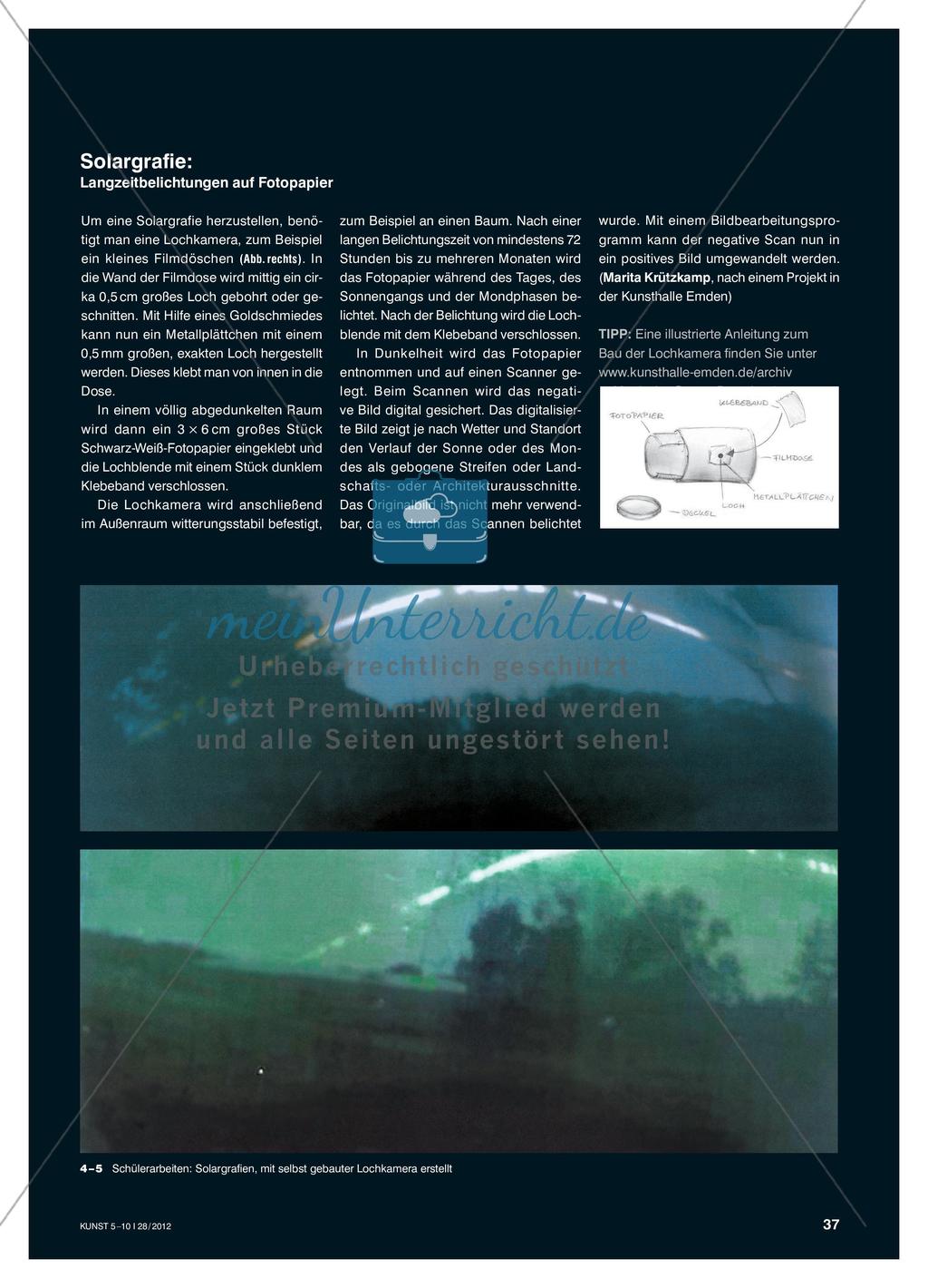 Kunst im Dunkeln - Drei Ideen zum Arbeiten mit Licht und Dunkelheit Preview 2