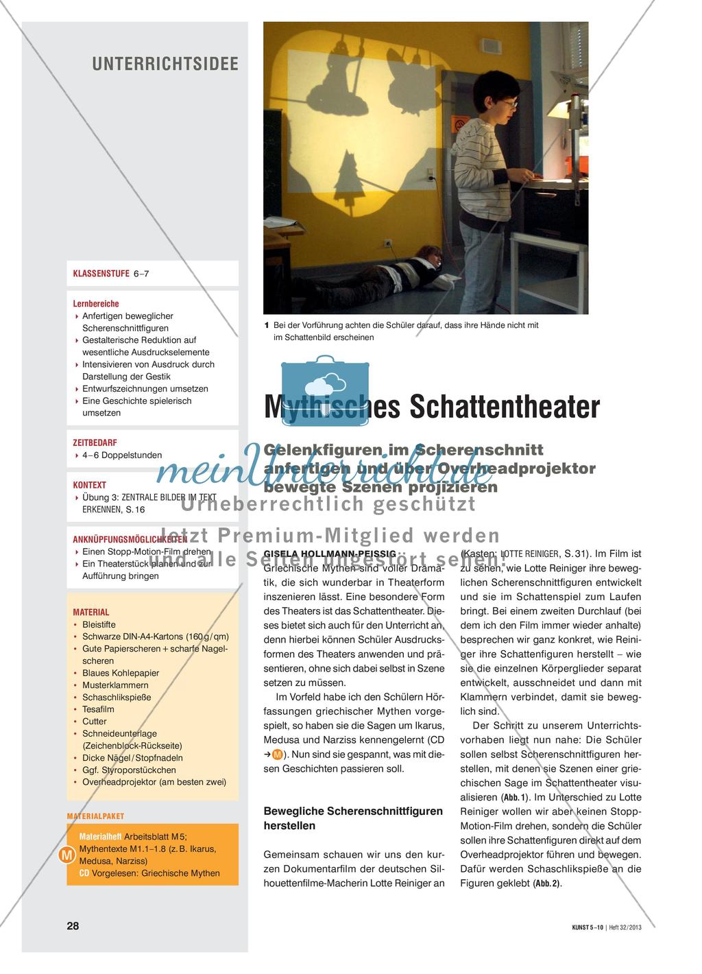 Mythisches Schattentheater Preview 1