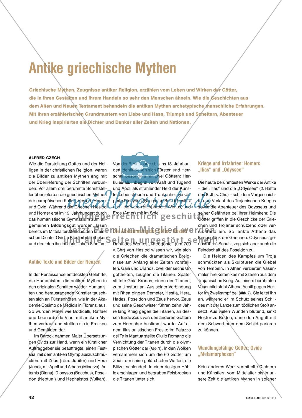 Antike griechische Mythen Preview 1