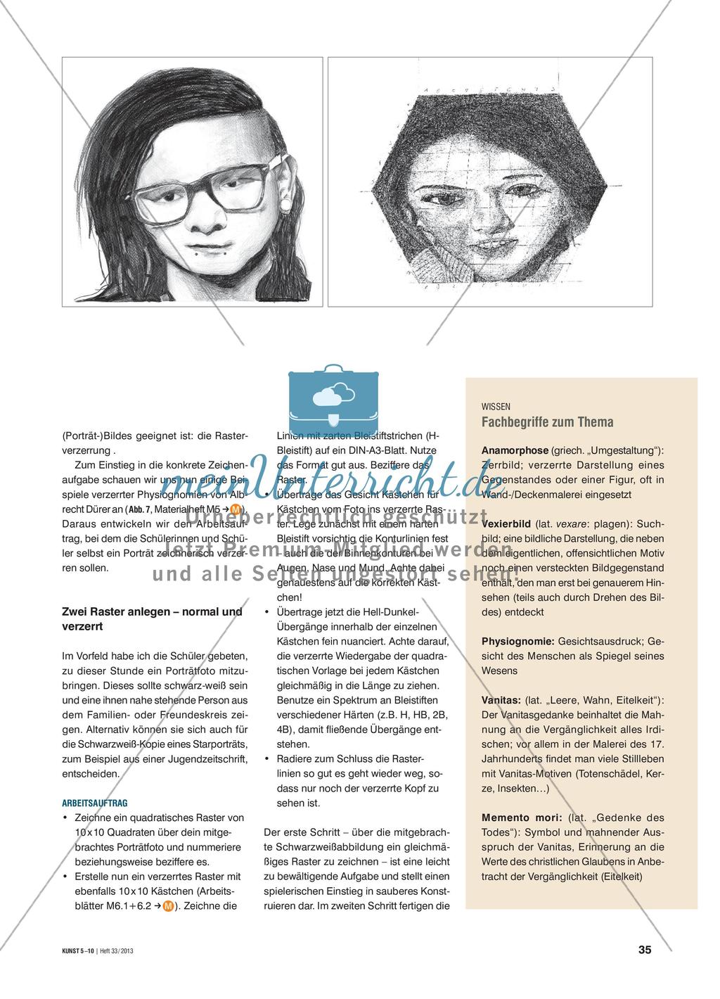 Ein Gesicht verziehen - Porträtbilder mit Rasterübertragung grafisch verzerrt wiedergeben Preview 2