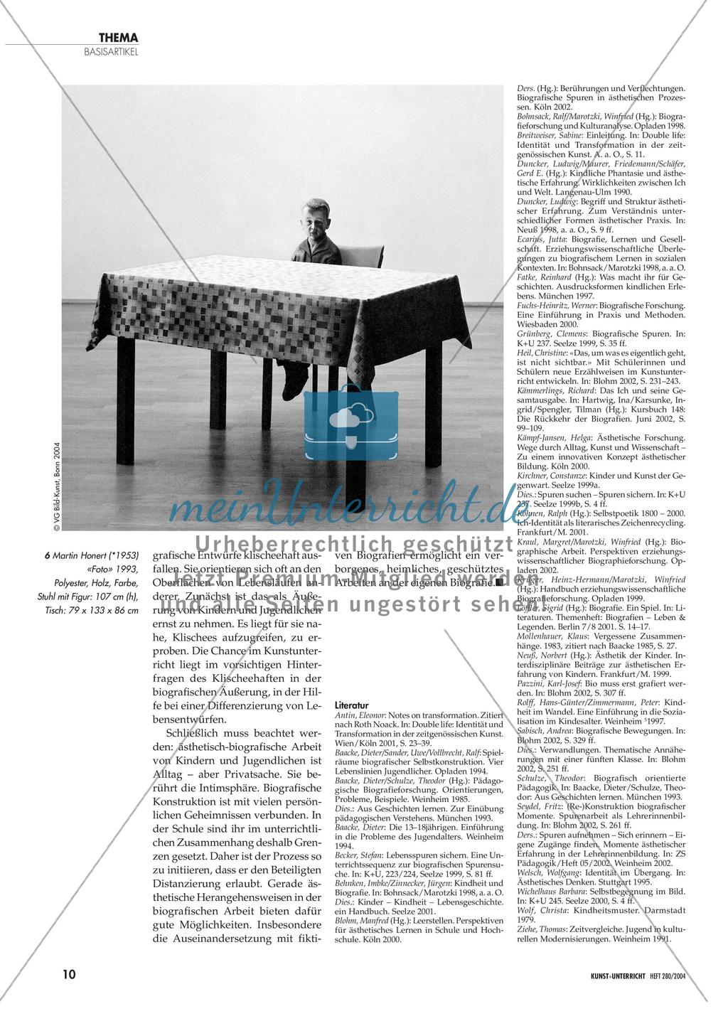 Biografieren - Biografische Prozesse im Kunstunterricht Preview 7