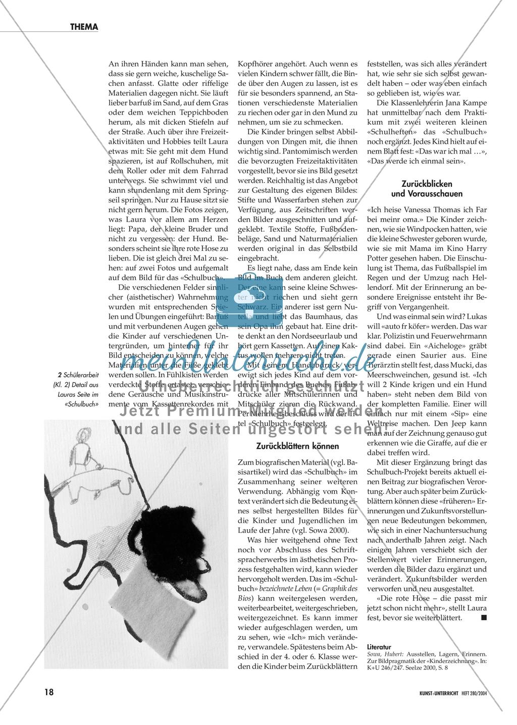 «Da hatte ich noch die rote Hose …» - Ästhetisch-biografische Arbeit im Anfangsunterricht Preview 2