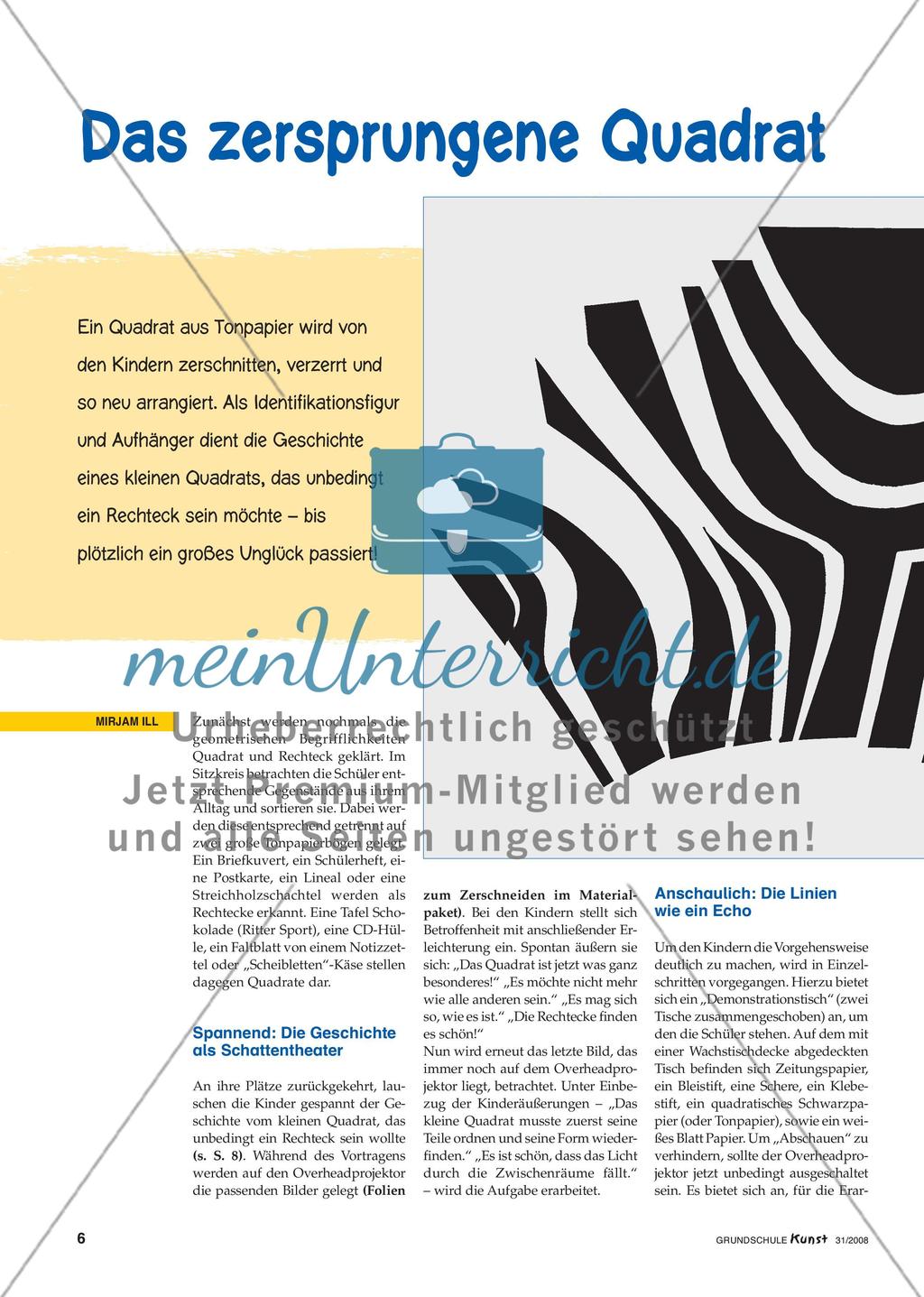 Das zersprungene Quadrat Preview 1