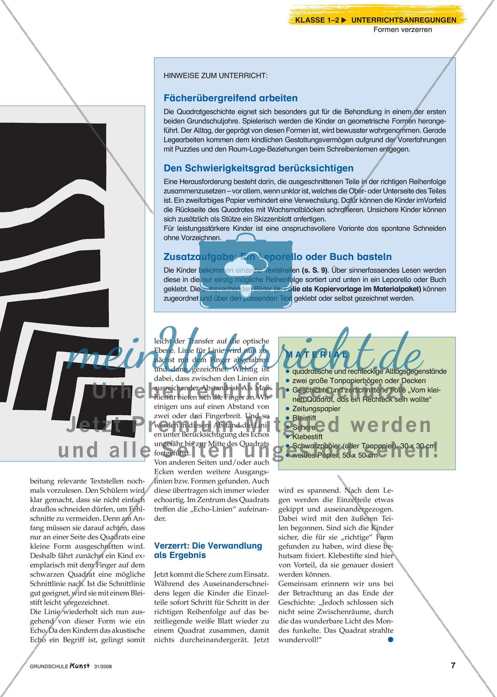 Das zersprungene Quadrat Preview 2