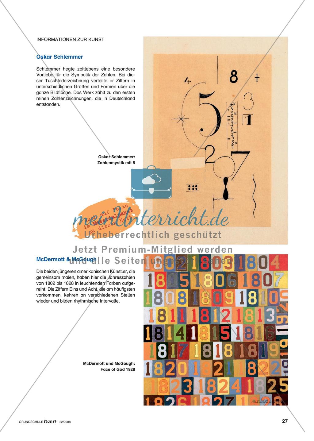 Schneiden, spritzen, stempeln – gedruckte Zahlen Preview 4